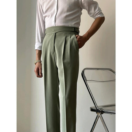 High Waist Slim Fit Business Casual Trousers