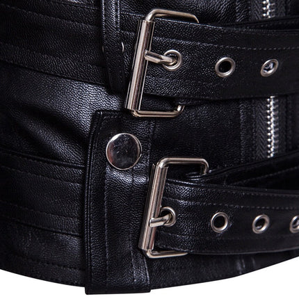 Ouma Punk Men's Leather Carripi Motorcycle