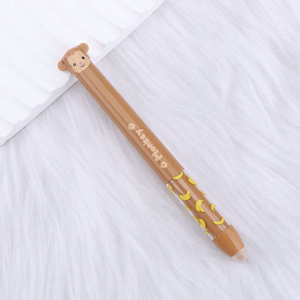 Student Erasable Gel Pen Cute Animals