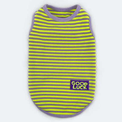 Cool Breathable Stripes Vest Pet Clothes Small Dog Cat Clothes