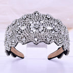 Silwer diamant swart