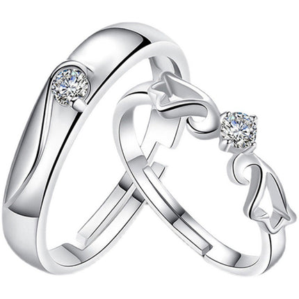 Ringe Opening Trou Simulasie Diamant Ring