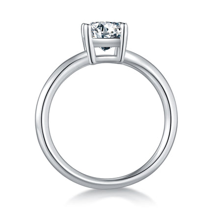 Ashoekige Moissanite Geset Met Topgehalte Moissanite Luukse En Modieuse Ligte Luukse Juweliersware Silwerring S925 Silwer Elektroplateer Met Platinum