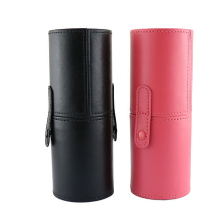 Niya supply 12 makeup sweep set cylinder set brush PU storage makeup tube beauty makeup hair brush eyebrow pencil