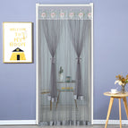 Flower Blue Gray / 100×200cm