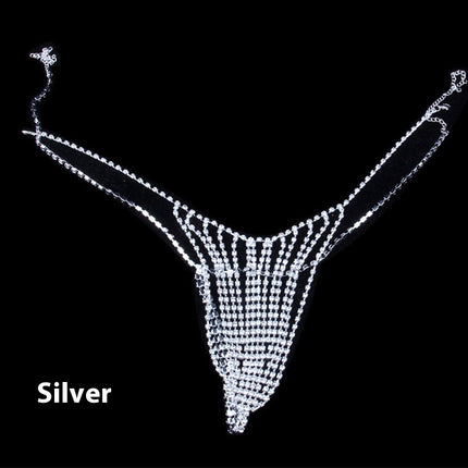 Ornament Strass T-rug Vroulike Liggaam
