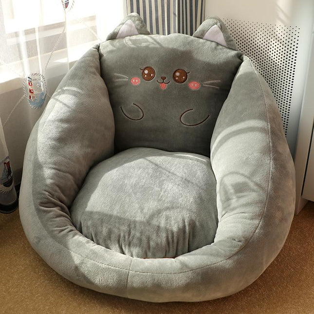 Luie Mense Op Die Grond Stoel Tatami Futon