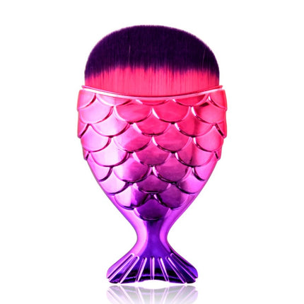 Visgraat Make-up Borsel Visstert Onderste Borsel Poeier Bloosgrimering Skoonheidsmiddels Borsels