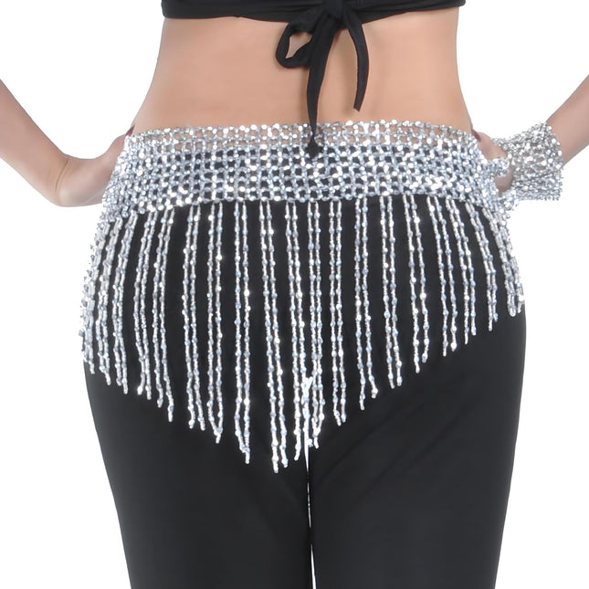 Triangle Tassel Waist Chain Beading Bead Necklace Waist Chain