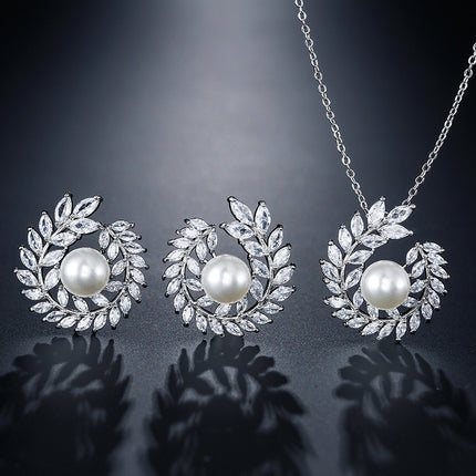 Stel Ornament Versierings Van Kettings Vroulike Temperament