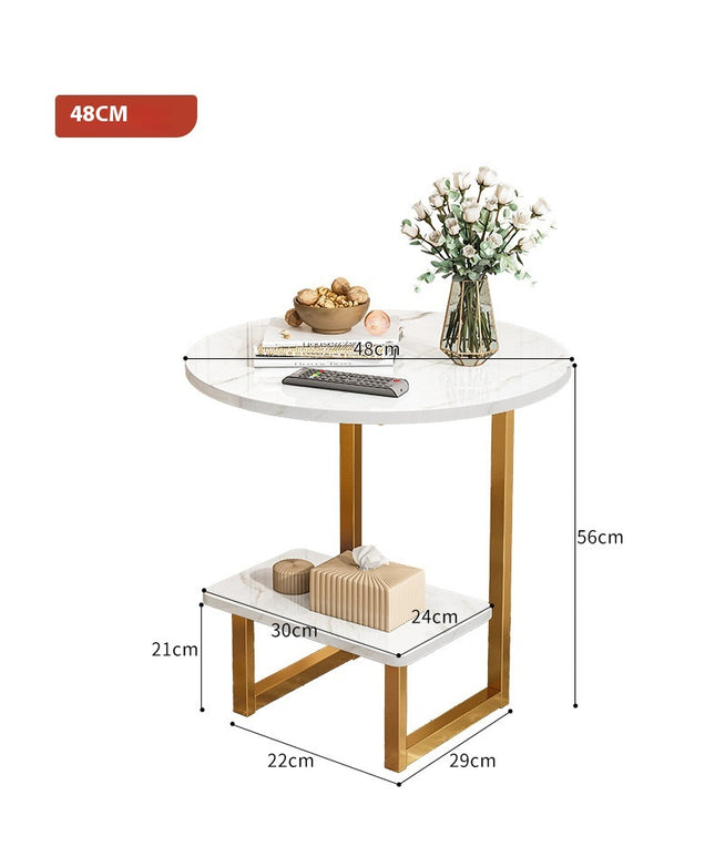 Koffietafel Modern Minimalisties Kreatiewe Klein Tafel Dubbellaag Bankkas