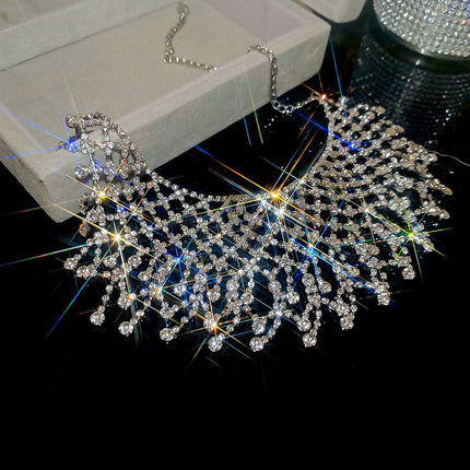 Diamantblom Kwassie-ketting Ligte Luukse Hoëgraadse Truiketting