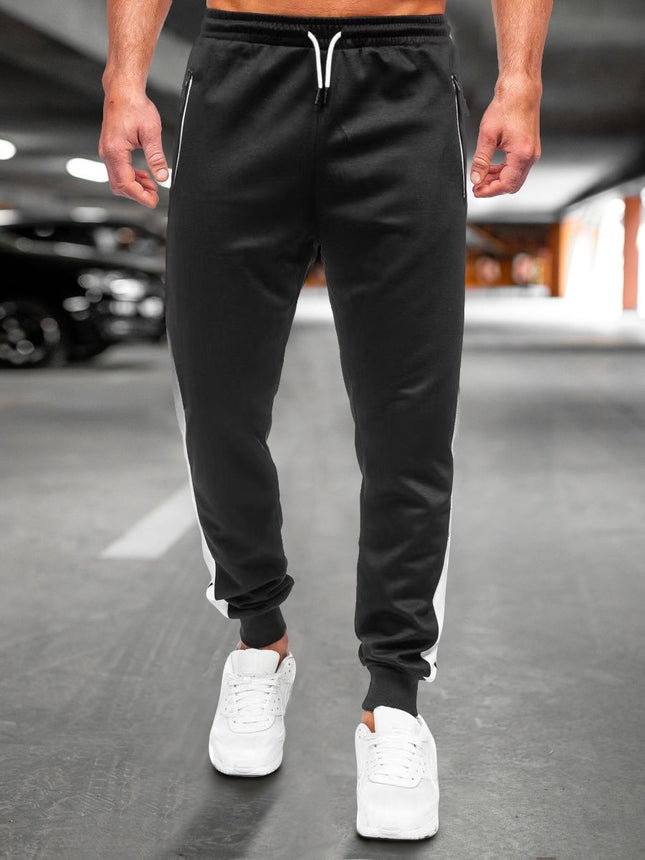 Gradient Color Sports Men Casual Running Trousers