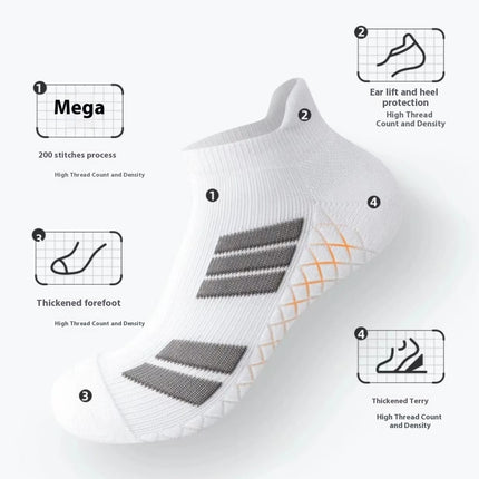 Men's Sports Shock Absorption Anti-skid Anti-sweat Deodorant Socks For Running