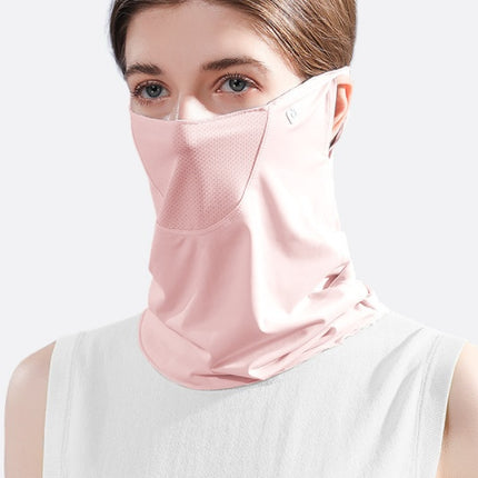 Summer Face Cover Face Scarf Balaclava UV Protction Earloop Neck Gaiter Breathable Outdoor Sports Women