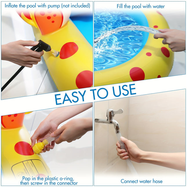 Dinosaur Water Spray Pool For Kids Pet Play Mat Water Play Toy Shark Pool