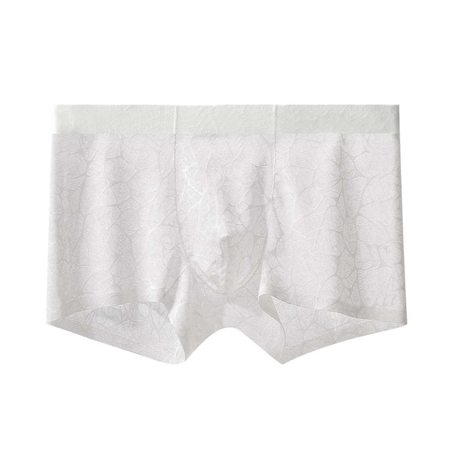 Fiberglass Antibacterial Camellia Couple Nude Feel Shorts