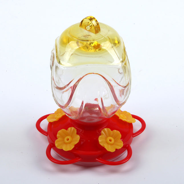 Painted Glass Feeder Glass Garden Decoration