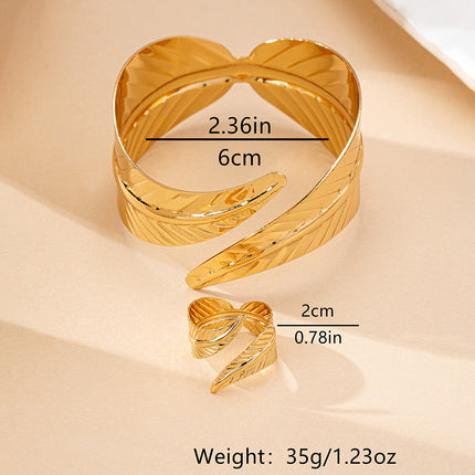 Vroue se Legering Persoonlikheid Geometrie Oop Armband