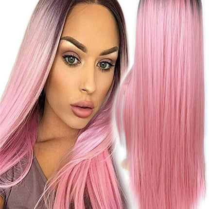 Medium And Large Scalp Dyed Gradual Long Straight Hair