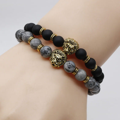 Natuursteen vuursteen Hand Kraal Armband aliexpress warm rek armband armband ontploffing damesleeu