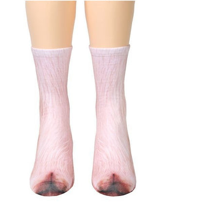 3D Animal Paw Socks Cute Cat Claws Socks Unisex Long Socks