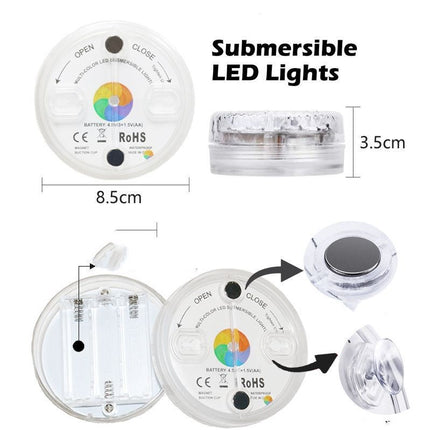 Led Beads Submersible Light Waterproof Underwater Lamp For Garden Swimming Pool Fountain Spa Party Bathroom Remote Control