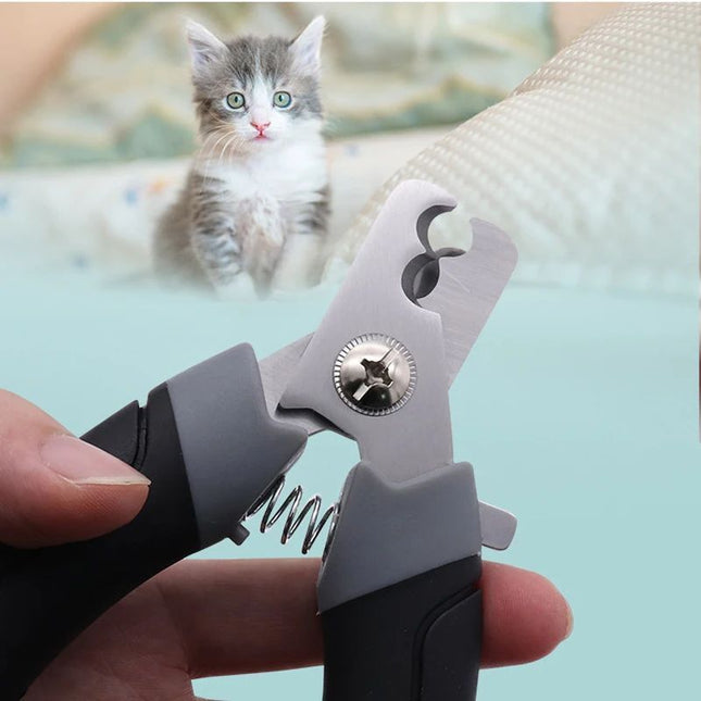 Stainless Steel Half Moon Blade Nailclippers Household Cat Claw Nail Cutters Beauty Clippers For Pets Cats Dog Supplies