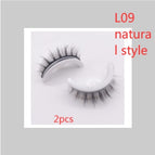 L09 natuurlike styl / Vierkantige boks in vier kleure / 2 STK