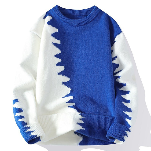 Fashion Round Neck Warm Men's Sweater