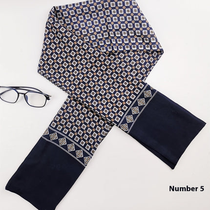 Men's Simplicity Silk Scarf High-end Washed With Cashmere Business Long Scarf