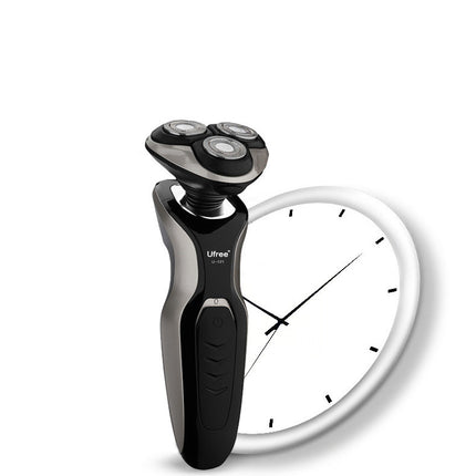 Smart male rechargeable three-blade electric shaver