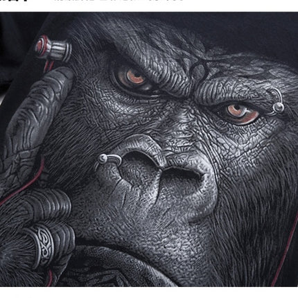 3D printed long-sleeved T-shirt men