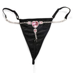 Silver Black Underpants