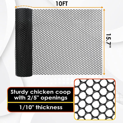 Plastic Chicken Burger Gardening Hexagonal Poultry Fence