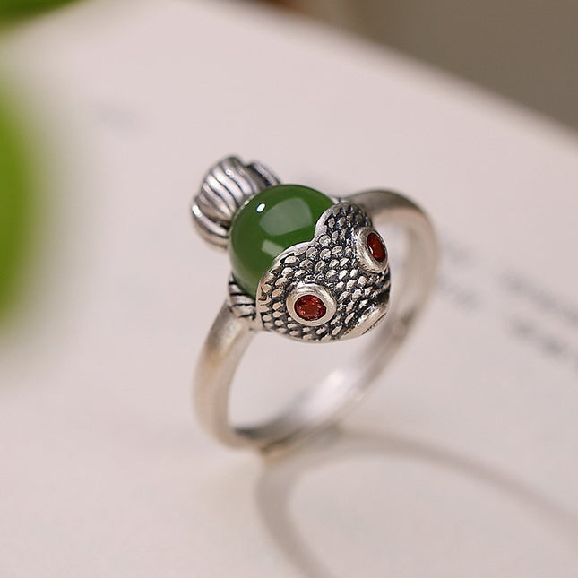 S925 Sterling Silwer Persoonlike Ring Vir Vroue