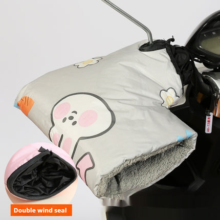 Winter Electric Motorcycle Handle Thickened Waterproof