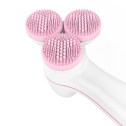 Three round 3D silicone cleansing instrument