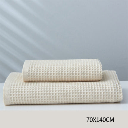 Pure Cotton Japanese-style Absorbent Household Honeycomb Pattern Towel