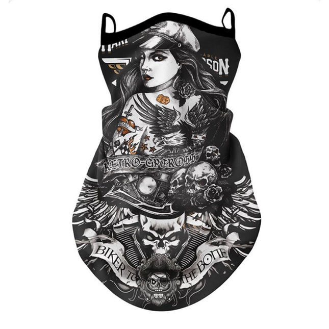 Full Face And Neck Protection Integrated Sun Mask