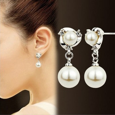 Diamant-oorbelle met kwassies