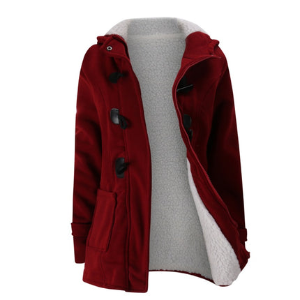 Horn leather buckle jacket