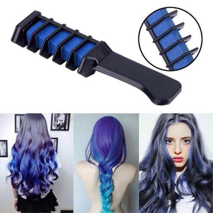 Tydelike Mini Weggooibare Kryte Haarkleur Kleur Mascara Verf Krytboks Met Borsel