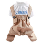 Khaki Working Bib Top Pants / L