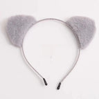 Kitten Ear Hair Band Gray