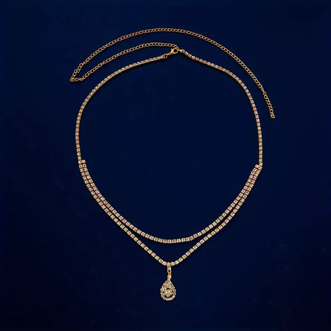 Water Drop Pendant Waist Chain Women's Simple Fashion