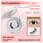 UBS033 3pcs / 1pair Eyelash Plus White Clip