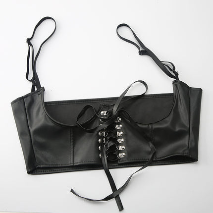 French Style European And American Fried Street Dark Girl Wrapped Chest Strap Waist Seal