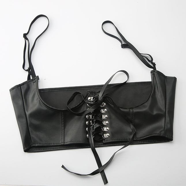 French Style European And American Fried Street Dark Girl Wrapped Chest Strap Waist Seal