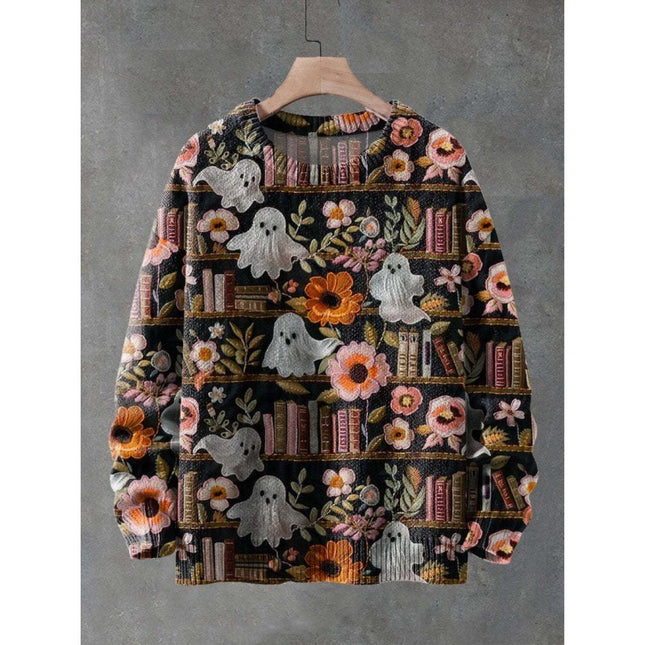 Digital 3D Round Neck Sweater